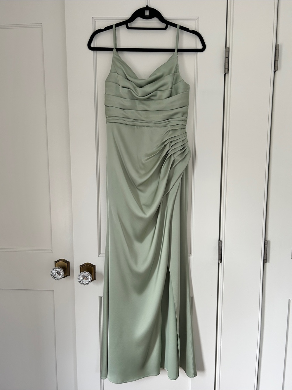 Azazie Deandra Bridesmaid Dress - Sage Green